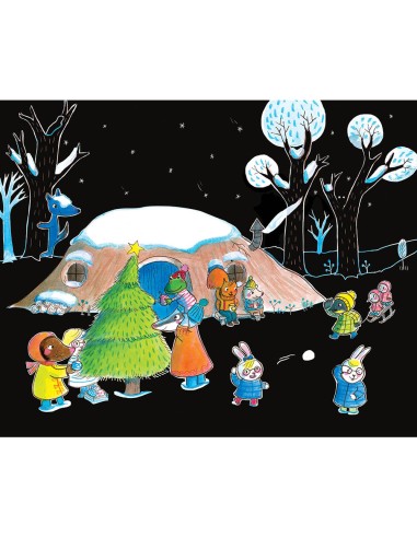 Ma pochette d'artiste - Mes cartes à gratter petite taupe - Auzou