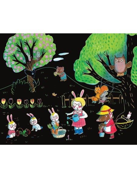 Ma pochette d'artiste - Mes cartes à gratter petite taupe - Auzou