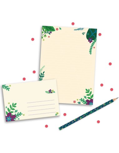 Mon set de correspondance Forêt magique - Papeterie - Auzou