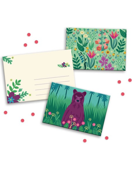 Mon set de correspondance Forêt magique - Papeterie - Auzou