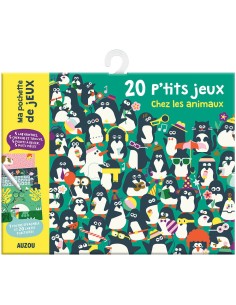 Ma pochette de 20 jeux chez les animaux - Auzou