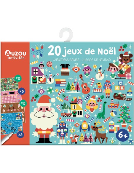 Ma pochette de 20 jeux de Noël - Auzou