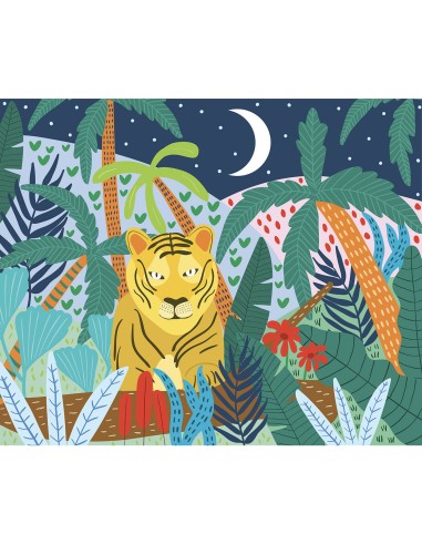 Ma pochette d'artiste - Mes cartes a gratter : jungle - Auzou