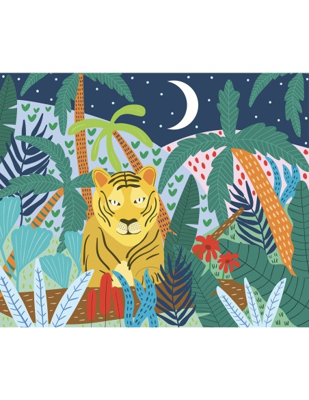 Ma pochette d'artiste - Mes cartes a gratter : jungle - Auzou