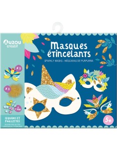 Ma pochette d'artiste - Masques étincelants - Auzou