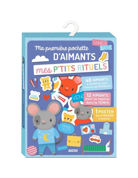 Ma pochette d'aimants - Mes p'tits rituels - Auzou
