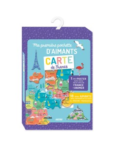 Ma pochette d'aimants - Carte de france - Auzou