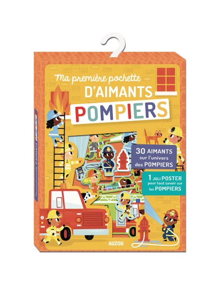 Ma pochette d'aimants - Pompiers - Auzou