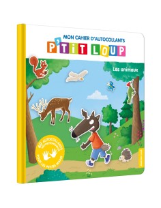 Mon cahier d'autocollants p'tit loup - Les animaux - Auzou