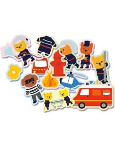 Ma pochette de gommettes - 100 pompiers et policiers - Auzou 2