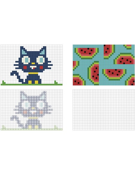 Mes grands coloriages - Pixels - Auzou