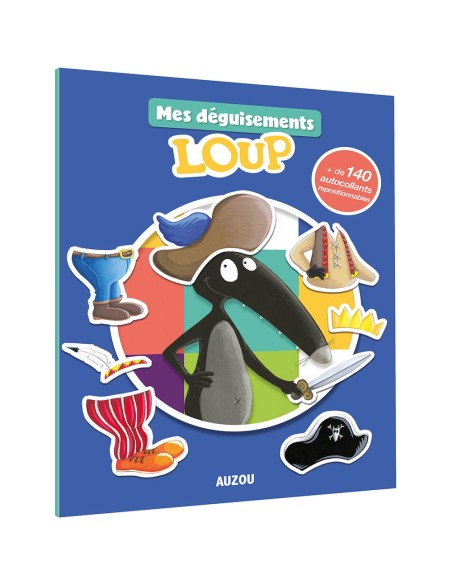 Cahier de stickers - Mes déguisements loup - Auzou