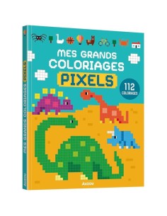 Mes grands coloriages - Pixels 2 - Auzou