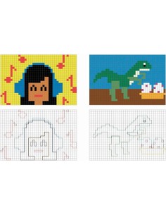 Mes grands coloriages - Pixels 2 - Auzou 2