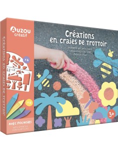 Créations en craies de trottoir - Auzou