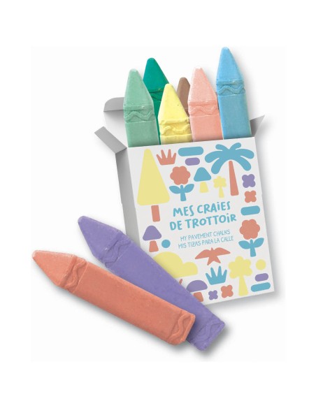 Créations en craies de trottoir - Auzou