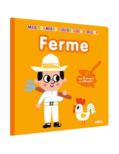 Mes premiers coloriages - Points à relier - La ferme - Auzou