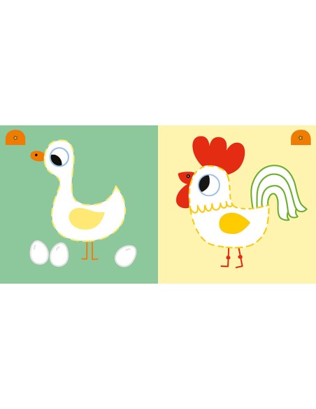 Mes premiers coloriages - Points à relier - La ferme - Auzou