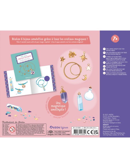 Ma boîte à bijoux - Mes bijoux cristaux magiques - Auzou