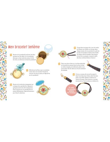 Mes merveilleux bijoux fleuris - Auzou