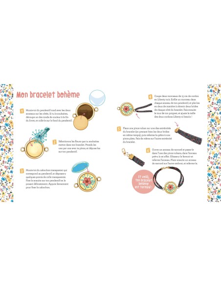 Mes merveilleux bijoux fleuris - Auzou