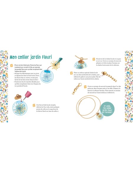 Mes merveilleux bijoux fleuris - Auzou