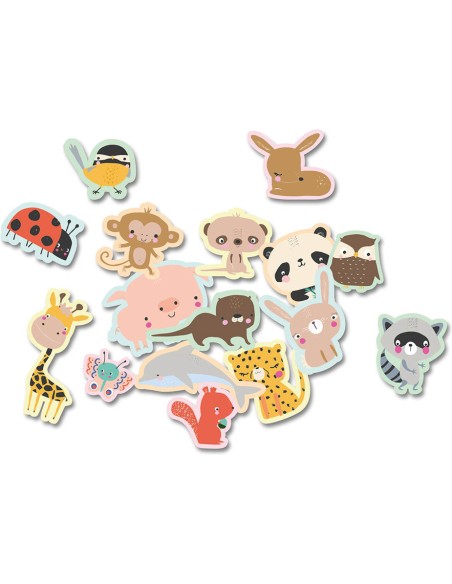 Ma pochette de gommettes - 100 animaux mignons - Auzou