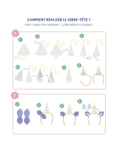 Ma pochette d'artiste - Mon serre-tête licorne - Auzou 2