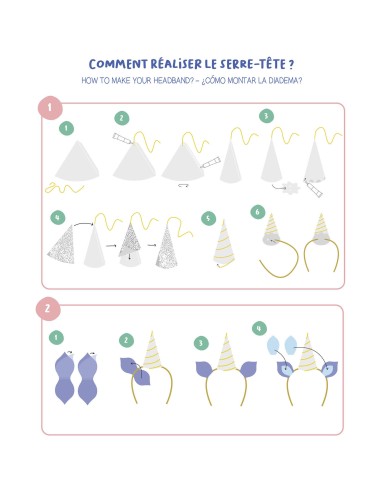 Ma pochette d'artiste - Mon serre-tête licorne - Auzou