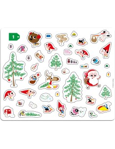Ma pochette d'artiste - Autocollants noel - Auzou 2
