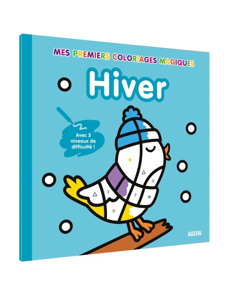 Mes premiers coloriages - Mes premiers coloriages magiques - Hiver - Auzou