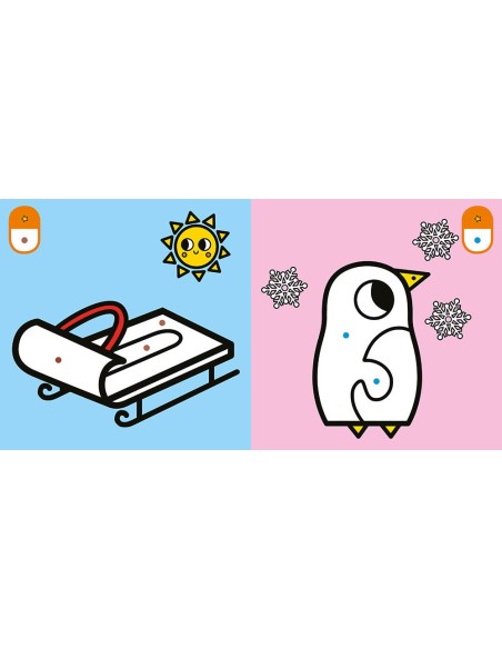 Mes premiers coloriages - Mes premiers coloriages magiques - Hiver - Auzou