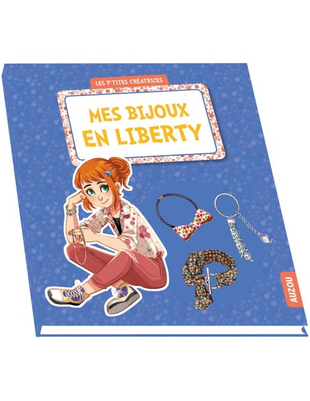 Ma boîte à bijoux - Les p'tites créatrices - Mes bijoux en liberty - Auzou