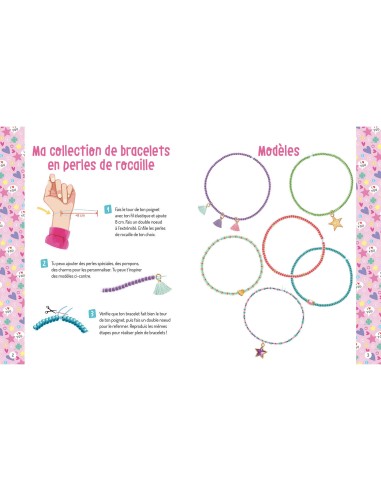 Mes magnifiques bijoux en perles de rocaille - Auzou