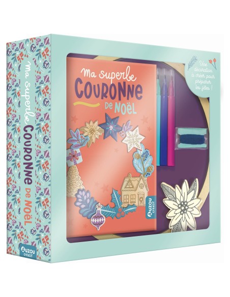 Ma superbe couronne de noël - Auzou