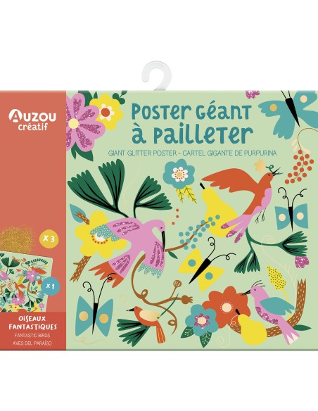 Poster géant à pailleter - Auzou