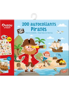 Ma pochette d'artiste - Autocollants pirates - Auzou