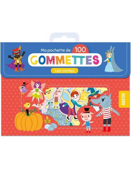 Ma pochette de 100 gommettes - Les contes - Auzou