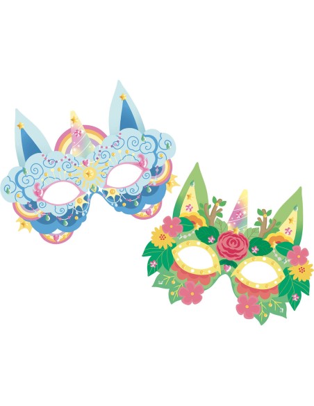 Masques et tatoos licornes - Auzou