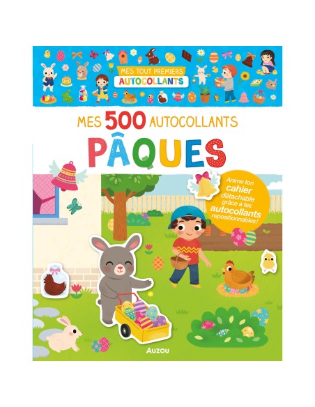 Mes tout premiers autocollants - 500 autocollants pâques - Auzou