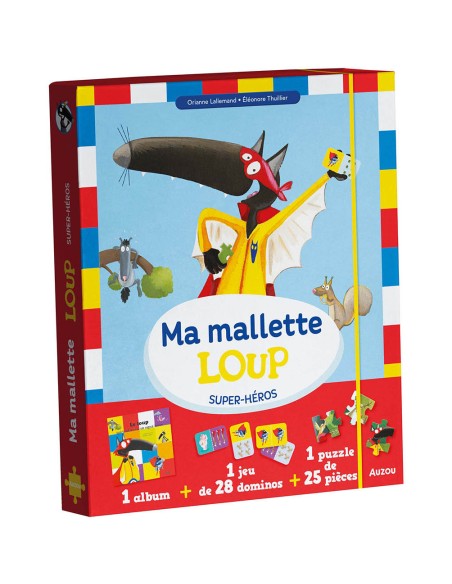 Ma mallette loup super-héros - Auzou
