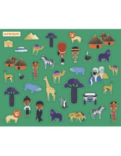 Ma pochette d'artiste - Mon poster a animer monde - Auzou 2