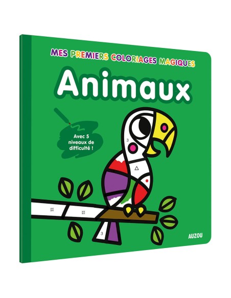 Mes premiers coloriages - Coloriages magiques animaux - coll. mes premiers coloriages - Auzou