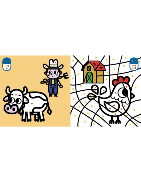 Mes premiers coloriages - Coloriages magiques animaux - coll. mes premiers coloriages - Auzou