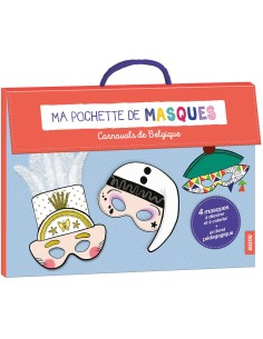 Ma pochette d'artiste - Ma pochette de masques - Carnavals de belgique - Auzou