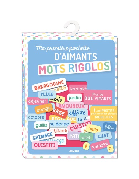 Ma pochette d'aimants - Mots rigolos - Auzou