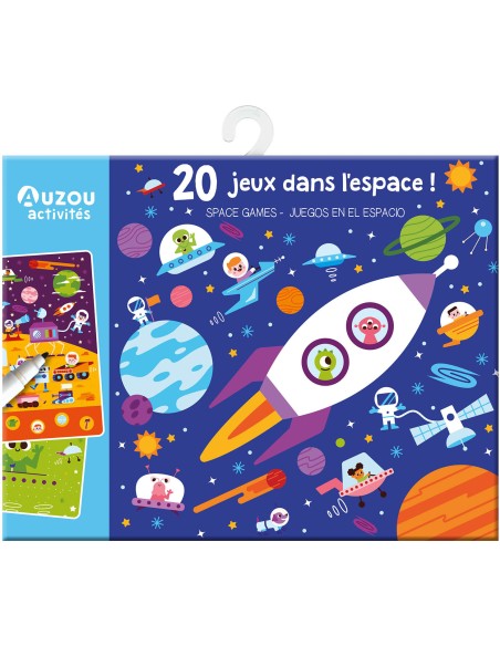 Ma pochette de 20 jeux dans l'espace - Auzou