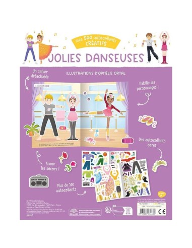 Mes 500 Autocollants créatifs Jolies danseuses - Auzou
