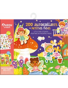 Ma pochette d'artiste - 200 autocollants brillants petites fées - Auzou