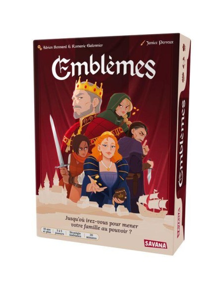 Emblèmes - Jeu de Société - Jeu de Cartes - Savana